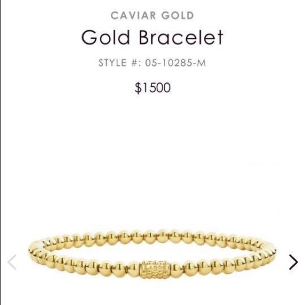 Lagos Gold Caviar bracelet - Picture 1 of 3